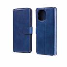 For Xiaomi Mi 11 Classic Calf Texture PU + TPU Horizontal Flip Leather Case with Holder & Card Slots & Wallet(Blue) - 1