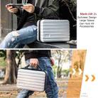 Portable Waterproof Handbag Storage Bag Suitcase for DJI Air 2S(Silver+Black) - 7