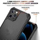 For iPhone 12 Pro Carbon Fiber Acrylic Shockproof Protective Case(Blue) - 3