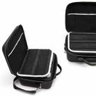 Portable Single Shoulder Storage Travel Carrying Cover Case Box with Baffle Separator for DJI Air 2S(Black + Red Liner) - 5