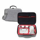 Portable Carry Case Waterproof Scratch-proof Anti-shock Travel Carrying Cover Case Box for DJI Air 2s(Grey+Red Liner) - 1