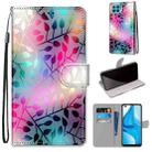 For OPPO F17 Pro / A93 4G / Reno4 Lite / Reno4 F Coloured Drawing Cross Texture Horizontal Flip PU Leather Case with Holder & Card Slots & Wallet & Lanyard(Translucent Glass) - 1