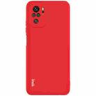 For Xiaomi Redmi Note 10S IMAK UC-2 Series Shockproof Full Coverage Soft TPU Case(Red) - 1