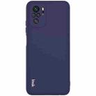 For Xiaomi Redmi Note 10S IMAK UC-2 Series Shockproof Full Coverage Soft TPU Case(Blue) - 1