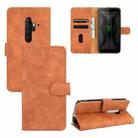 For Blackview BV6300 Pro Solid Color Skin Feel Magnetic Buckle Horizontal Flip Calf Texture PU Leather Case with Holder & Card Slots & Wallet(Brown) - 1