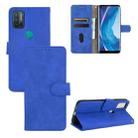 For Ulefone Note 11P Solid Color Skin Feel Magnetic Buckle Horizontal Flip Calf Texture PU Leather Case with Holder & Card Slots & Wallet(Blue) - 1