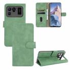 For Xiaomi Mi 11 Ultra Solid Color Skin Feel Magnetic Buckle Horizontal Flip Calf Texture PU Leather Case with Holder & Card Slots & Wallet(Green) - 1
