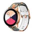 For Samsung Galaxy Watch 46mm Silicone Printing Watch Band(Red Rose) - 1