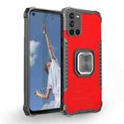 For Samsung Galaxy A52 4G / 5G Fierce Warrior Series Armor All-inclusive Shockproof Aluminum Alloy + TPU Protective Case with Ring Holder(Red) - 1
