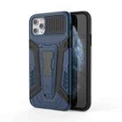 For iPhone 11 Pro Max War Chariot Series Armor All-inclusive Shockproof PC + TPU Protective Case with Invisible Holder For iPhone 11 Pro(Blue) - 1