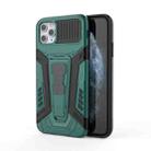 For iPhone 11 Pro Max War Chariot Series Armor All-inclusive Shockproof PC + TPU Protective Case with Invisible Holder (Green) - 1