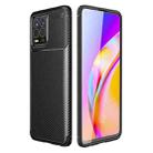 For OPPO Realme 8 Carbon Fiber Texture Shockproof TPU Case(Black) - 1