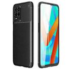 For OPPO Realme V13 5G Carbon Fiber Texture Shockproof TPU Case(Black) - 1