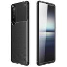 For Sony Xperia 1 III Carbon Fiber Texture Shockproof TPU Case(Black) - 1