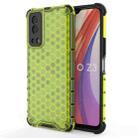 For vivo iQOO Z3 5G Shockproof Honeycomb PC + TPU Protective Case(Green) - 1