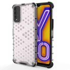 For vivo Y20 Shockproof Honeycomb PC + TPU Protective Case(White) - 1