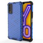 For vivo Y20 Shockproof Honeycomb PC + TPU Protective Case(Blue) - 1