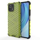 For Xiaomi Mi 11 Lite Shockproof Honeycomb PC + TPU Protective Case(Green) - 1