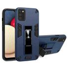 For Samsung Galaxy A52 5G / 4G 2 in 1 PC + TPU Shockproof Protective Case with Invisible Holder(Royal Blue) - 1