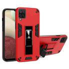 For Samsung Galaxy A72 5G / 4G 2 in 1 PC + TPU Shockproof Protective Case with Invisible Holder(Red) - 1