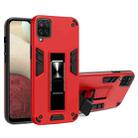 For Samsung Galaxy A42 5G 2 in 1 PC + TPU Shockproof Protective Case with Invisible Holder(Red) - 1