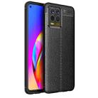 For OPPO Realme 8 Litchi Texture TPU Shockproof Case(Black) - 1