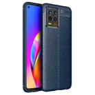 For OPPO Realme 8 Litchi Texture TPU Shockproof Case(Blue) - 1