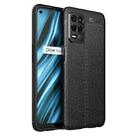 For OPPO Realme V13 5G Litchi Texture TPU Shockproof Case(Black) - 1