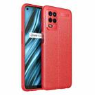 For OPPO Realme V13 5G Litchi Texture TPU Shockproof Case(Red) - 1