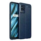 For OPPO Realme V13 5G Litchi Texture TPU Shockproof Case(Blue) - 1