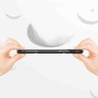 For iPad Pro 12.9 2022 / 2021 Lychee Peel Texture Horizontal Deformation Flip TPU Leather Tablet Case with Three-folding Holder & Sleep / Wake-up Function(Black) - 3