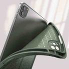 For iPad Pro 12.9 2022 / 2021 Lychee Peel Texture Horizontal Deformation Flip TPU Leather Tablet Case with Three-folding Holder & Sleep / Wake-up Function(Black) - 4