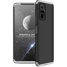 For Xiaomi Redmi Note 10 Pro / Note 10 Pro Max GKK Three Stage Splicing Full Coverage PC Protective Case(Black Silver) - 1