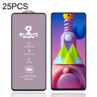 For Samsung Galaxy M51 25 PCS 9H HD Large Arc High Alumina Full Screen Tempered Glass Film - 1