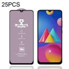 For Samsung Galaxy M02s 25 PCS 9H HD Large Arc High Alumina Full Screen Tempered Glass Film - 1