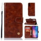 For Xiaomi Mi 9 Retro Copper Button Crazy Horse Horizontal Flip PU Leather Case with Holder & Card Slots & Wallet & Lanyard(Brown) - 1