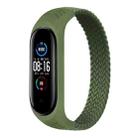 For Xiaomi Mi Band 6 / 5 / 4 / 3 Universal Nylon Elasticity Weave Watch Band, Size:M 160mm(Green) - 1