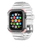 Integrated Crystal Clear Color Contrast Watch Band For Apple Watch Series 7 41mm / 6 & SE & 5 & 4 40mm / 3 & 2 & 1 38mm (Pink) - 1