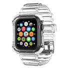 Integrated Crystal Clear Color Contrast Watch Band For Apple Watch Series 7 45mm / 6 & SE & 5 & 4 44mm / 3 & 2 & 1 42mm(Transparent) - 1