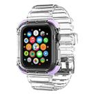 Integrated Crystal Clear Color Contrast Watch Band For Apple Watch Series 7 45mm / 6 & SE & 5 & 4 44mm / 3 & 2 & 1 42mm(Purple) - 1