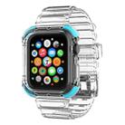 Integrated Crystal Clear Color Contrast Watch Band For Apple Watch Series 7 45mm / 6 & SE & 5 & 4 44mm / 3 & 2 & 1 42mm(Blue) - 1