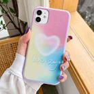 TPU Pattern Protective Case For iPhone 11 pro(Heart 1) - 1