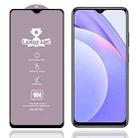 For Xiaomi Redmi Note 9 4G 9H HD Large Arc High Alumina Full Screen Tempered Glass Film - 1