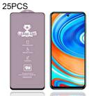 For Xiaomi Redmi Note 9 Pro Max 25 PCS 9H HD Large Arc High Alumina Full Screen Tempered Glass Film - 1