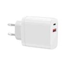 WiWU PQ305c Star Speed Series 30W PD USB-C / Type-C + USB Dual Ports Travel Charger, EU Plug - 1