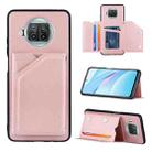 For Xiaomi Mi 10T Lite 5G Skin Feel PU + TPU + PC Back Cover Shockproof Case with Card Slots & Holder & Photo Frame(Rose Gold) - 1