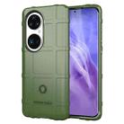 For Huawei P50 Pro Shockproof Shield Full Coverage Silicone Case(Green) - 1