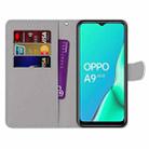 For OPPO A9 (2020) / A5 (2020) / A11X / A11 Coloured Drawing Cross Texture Horizontal Flip PU Leather Case with Holder & Card Slots & Wallet & Lanyard(Leather Shoes Cat) - 3