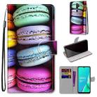 For OPPO A9 (2020) / A5 (2020) / A11X / A11 Coloured Drawing Cross Texture Horizontal Flip PU Leather Case with Holder & Card Slots & Wallet & Lanyard(Colorful Cakes) - 1