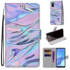 For OPPO A53 4G(2020) / A53s / A32 / A33 (2020) Coloured Drawing Cross Texture Horizontal Flip PU Leather Case with Holder & Card Slots & Wallet & Lanyard(Fluorescent Water Texture) - 1
